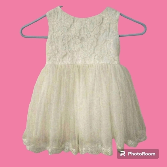 Kekeriji Toddler Lace Tulle Bow Wedding Easter Baptism Pageant Dress - Picture 1 of 5